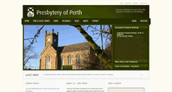 Desktop Screenshot of perthpresbytery.org.uk